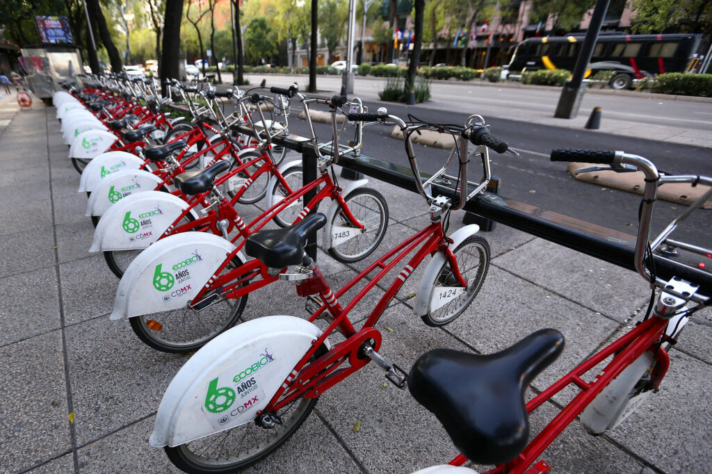 Mexico City Ecobici public bicycles