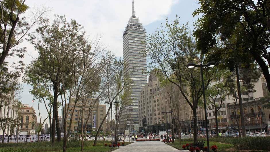 Alameda and Torre Latinoamerica